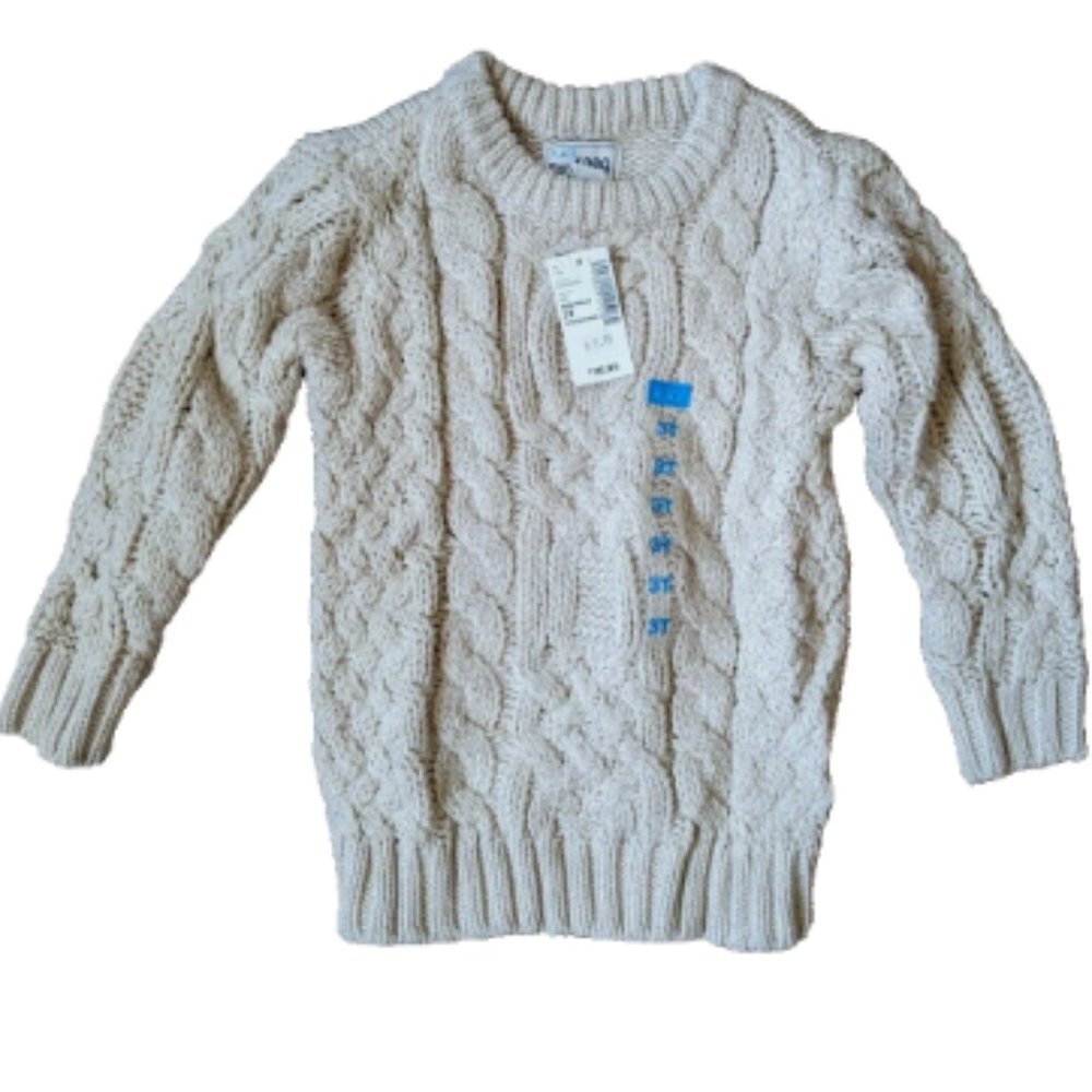 NWT The Childrens Place Toddler Boy Cable Knit Sweater Pullover Cardigan…